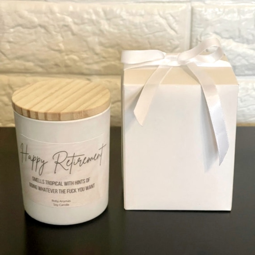 Retirement Candle
